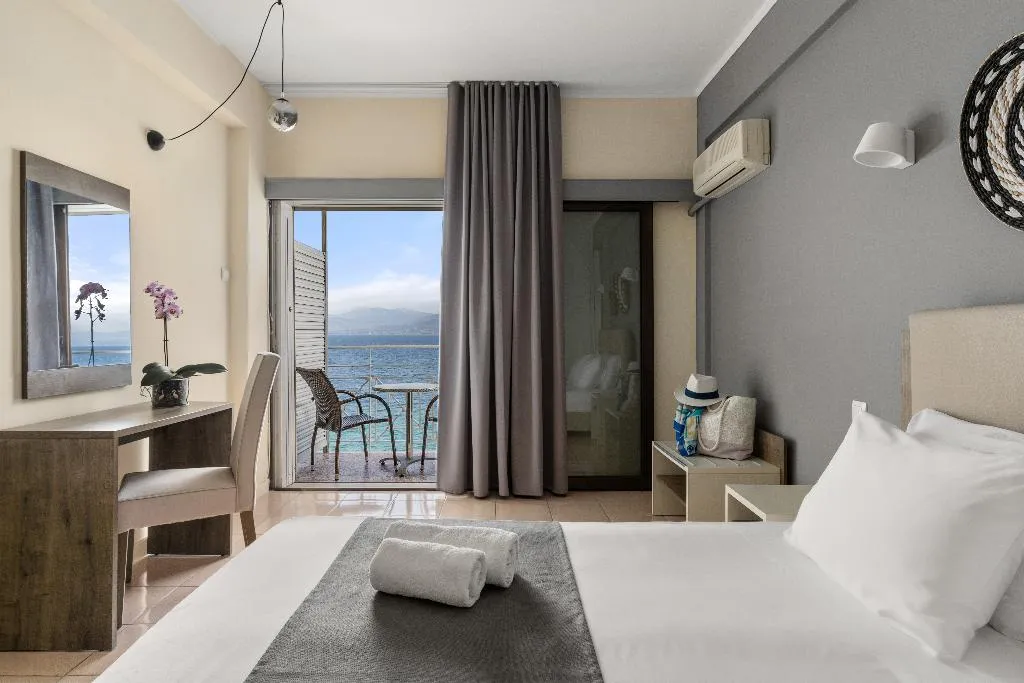 Double or Twin SEA VIEW Room, Calamos Beach Family Club Hotel, Athens