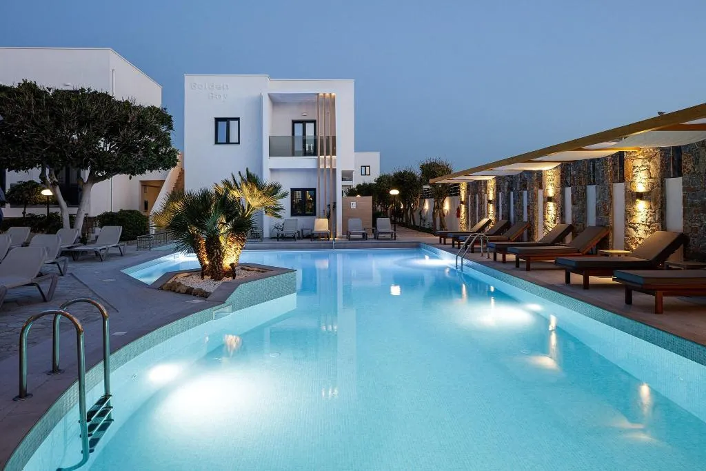 Pool, Golden Bay Boutique Hotel & Bungalows, Crete