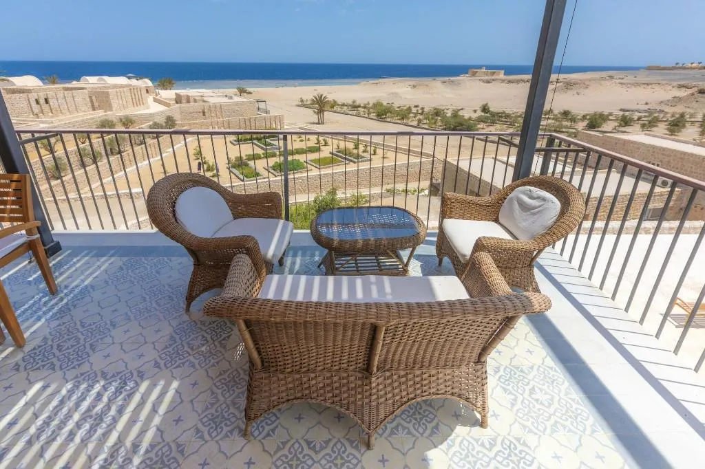 Terrace, Wadi Sabarah Lodge, Red Sea Riviera