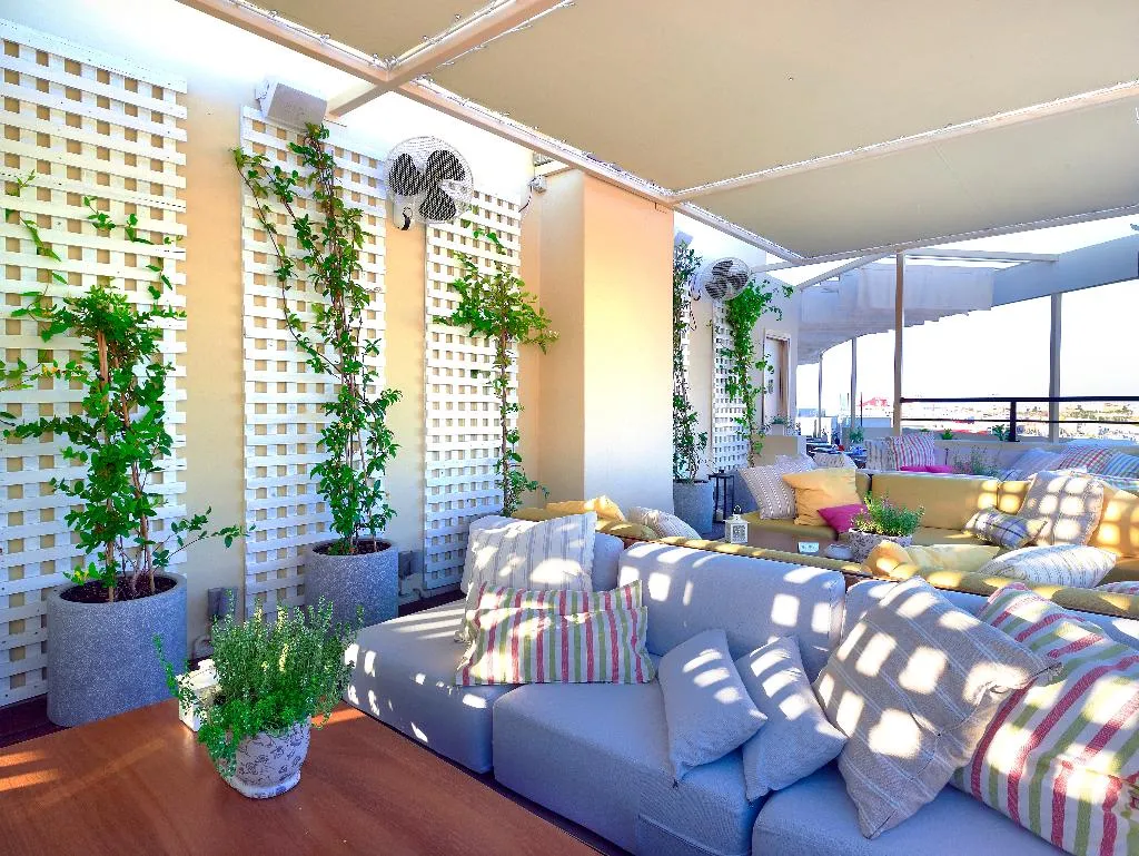 Terrace, Lato Boutique Hotel, Crete