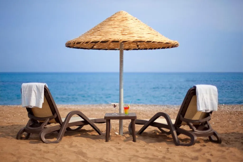 Beach, Korineum Golf Resort, Cyprus