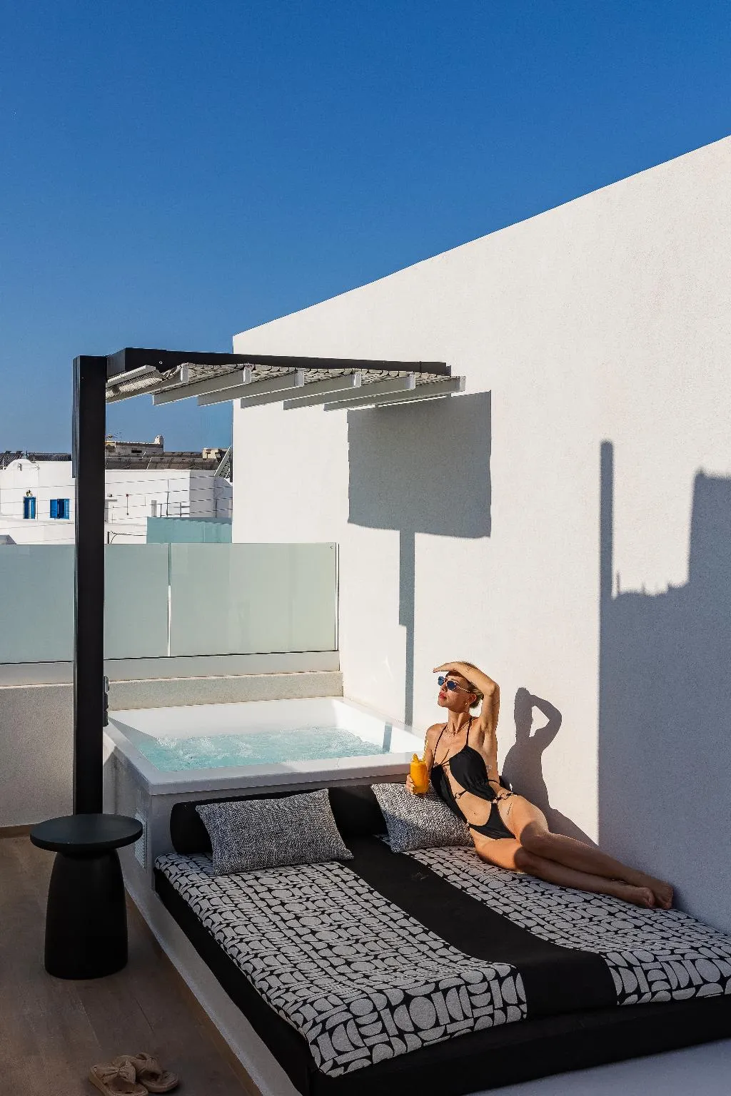 SUITE KING BED WITH JACUZZI Room, Santo Mangata Boutique Hotel & Spa, Santorini
