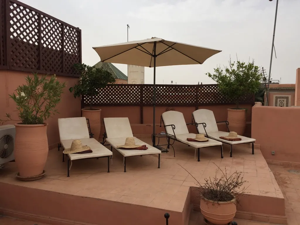 Terrace, Riad Ineslisa, Marrakech