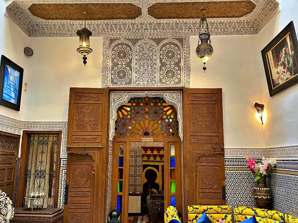 Lobby, Dar Guennoun, Fez
