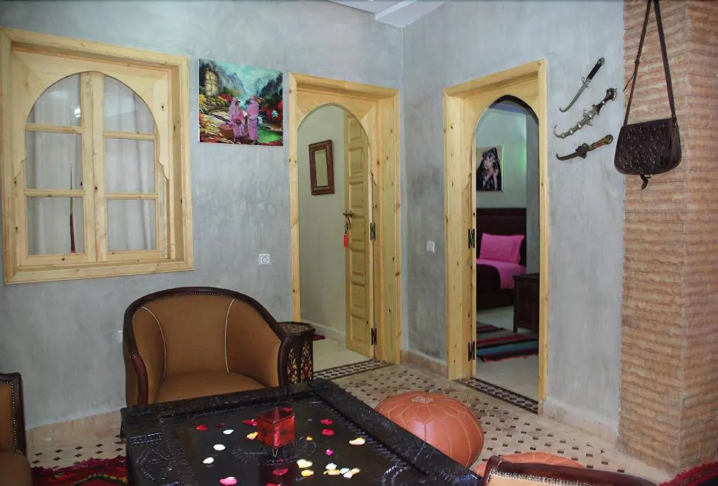 Lobby, Riad Mellouki, Marrakech
