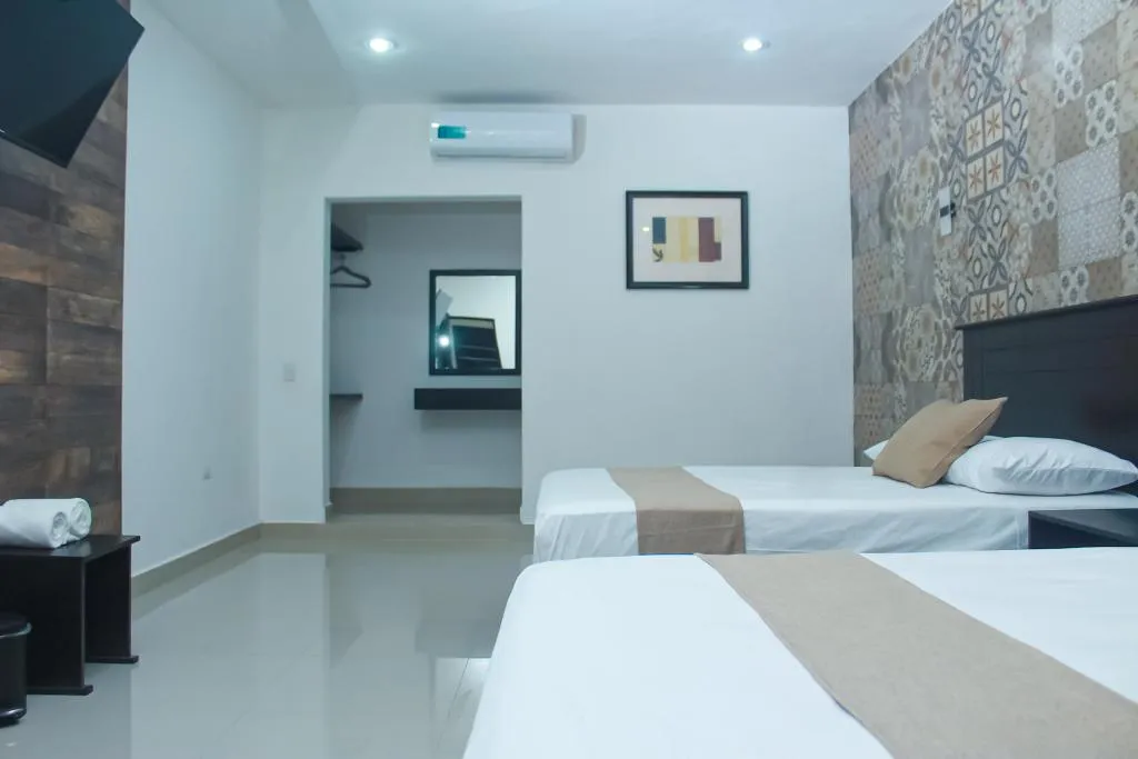 FAMILY ROOM WITH DOUBLE BED Room, Hotel Zibahun, Cancun Area