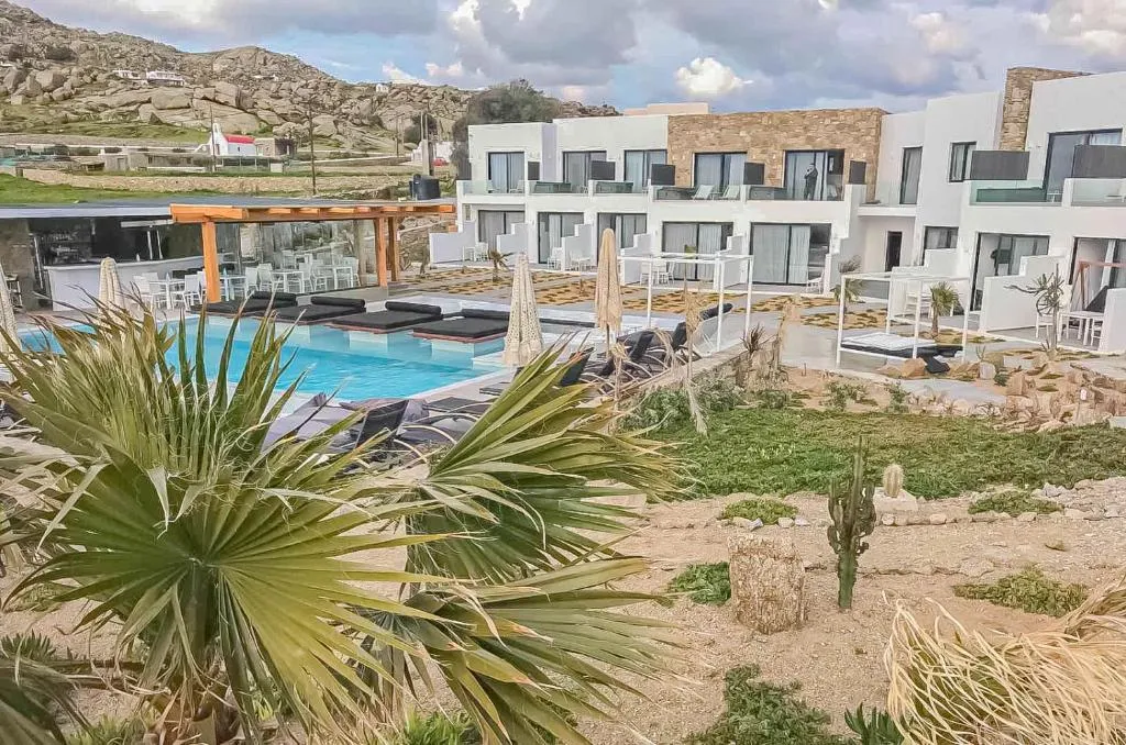 General view, Bianco A Nero, Mykonos