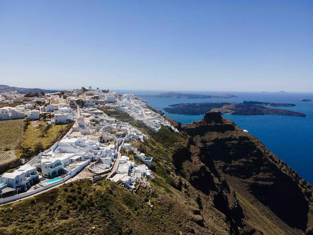 General view, La Roka Cliffside Memories, Santorini