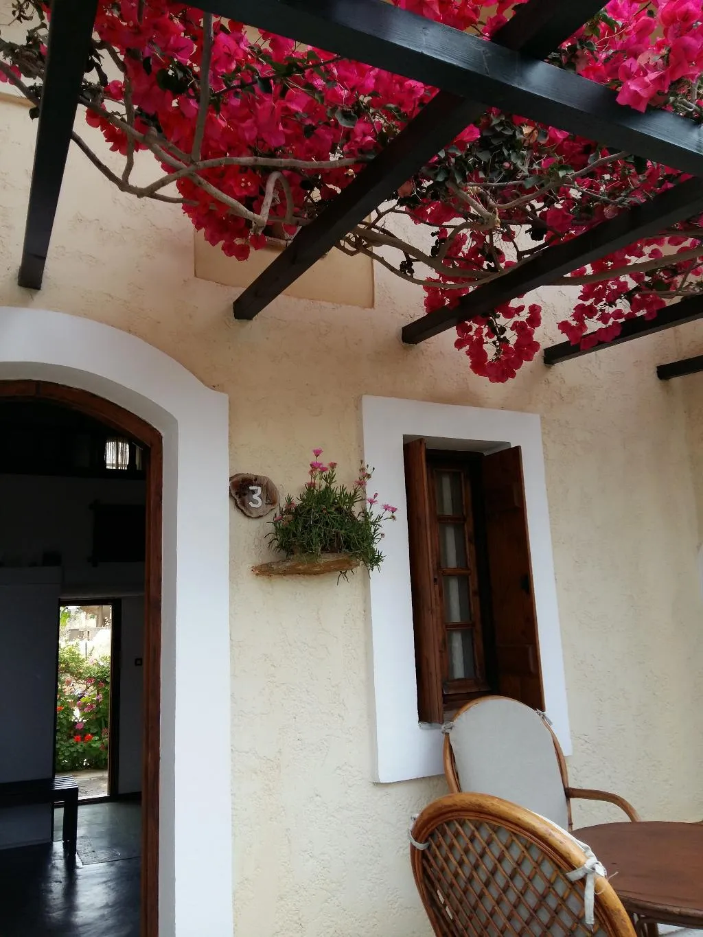 Terrace, Mila malia studios hotel, Crete