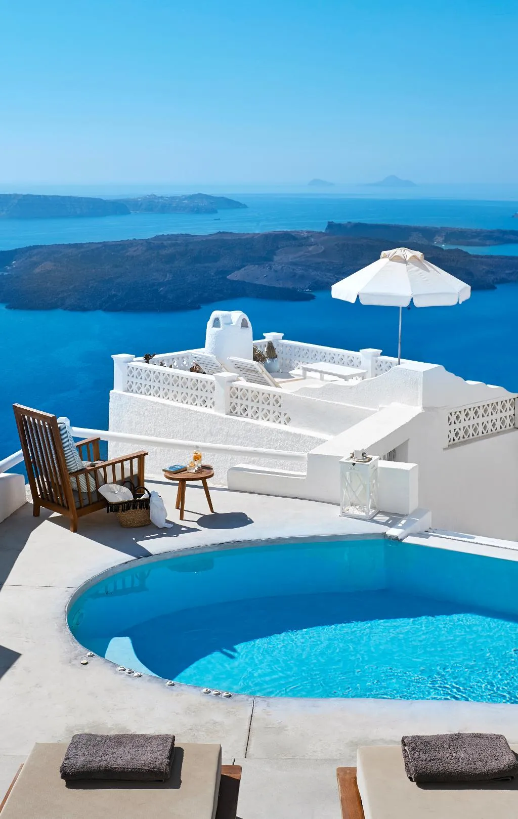 Pool, Senses Boutique Hotel, Santorini