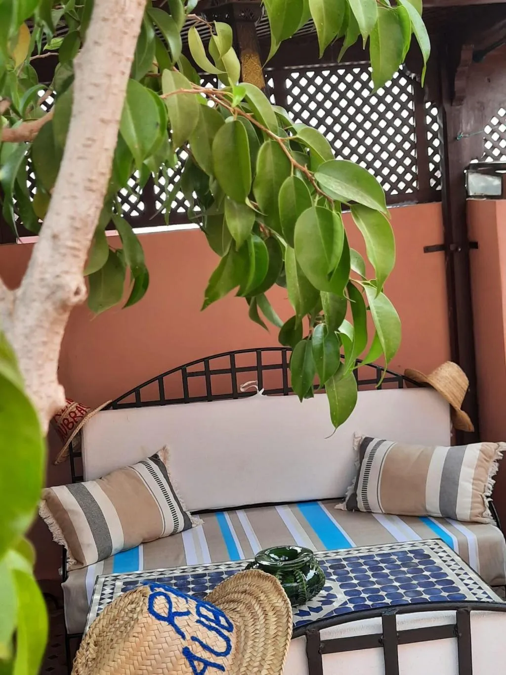 Terrace, Riad Aubrac, Marrakech