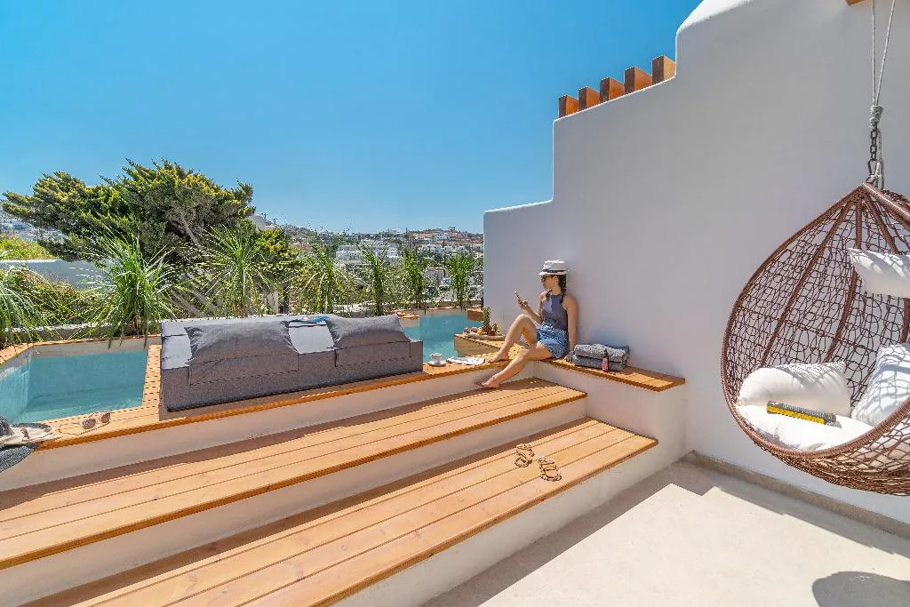JUNIOR SUITE WITH PRIVATE POOL Room, Omnia Mykonos Boutique Hotel & Suites, Mykonos