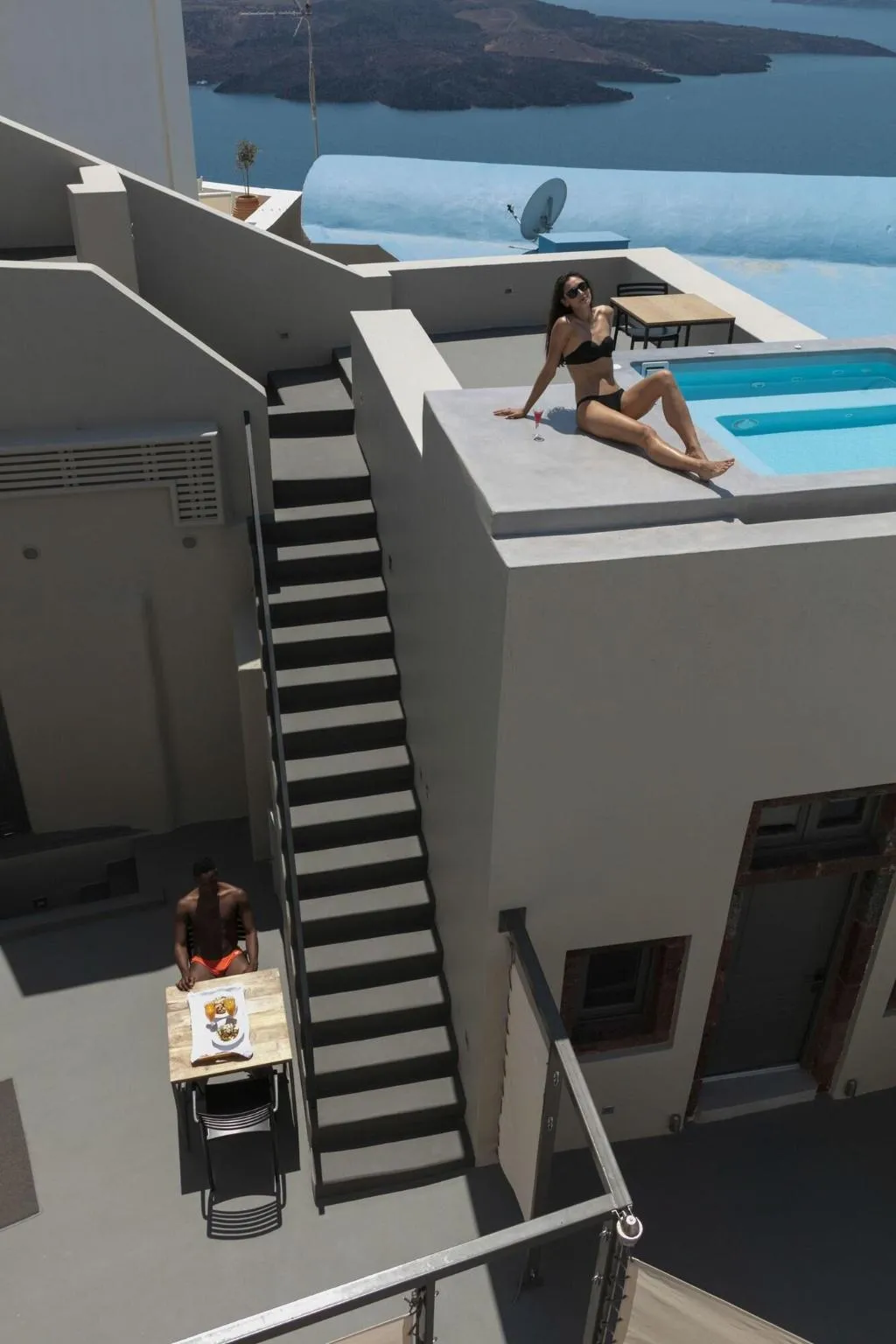 General view, Aria Suites, Santorini