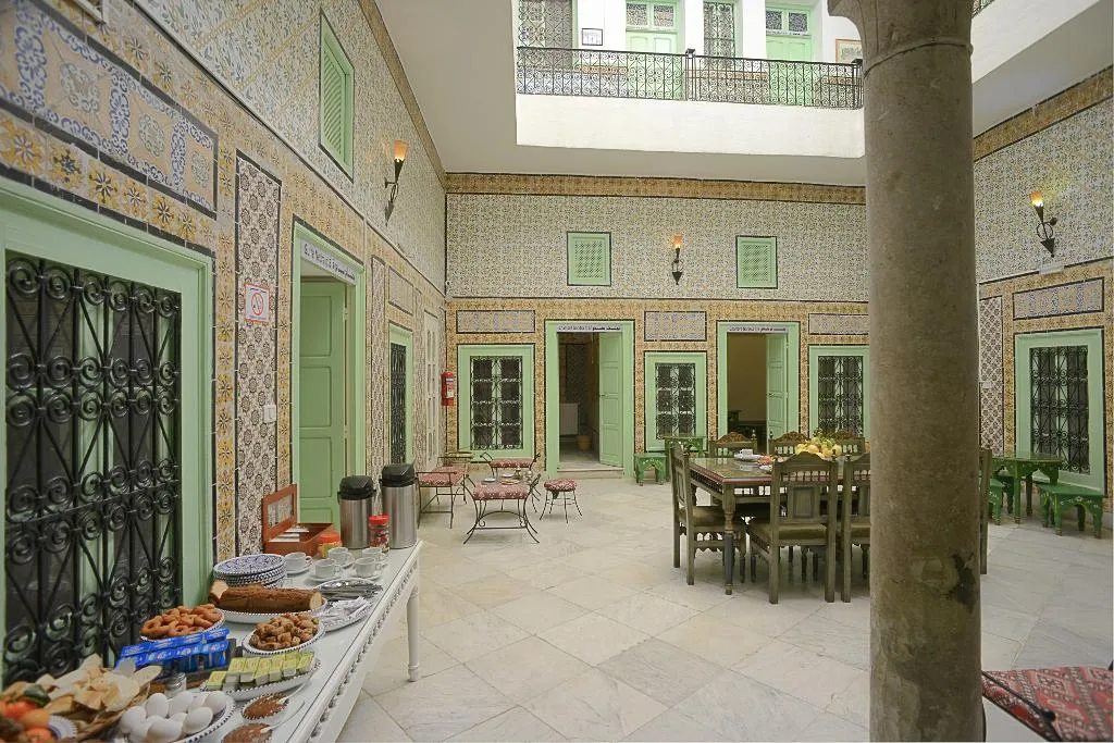 Lobby, Dar Ya Hostel, Tunisia