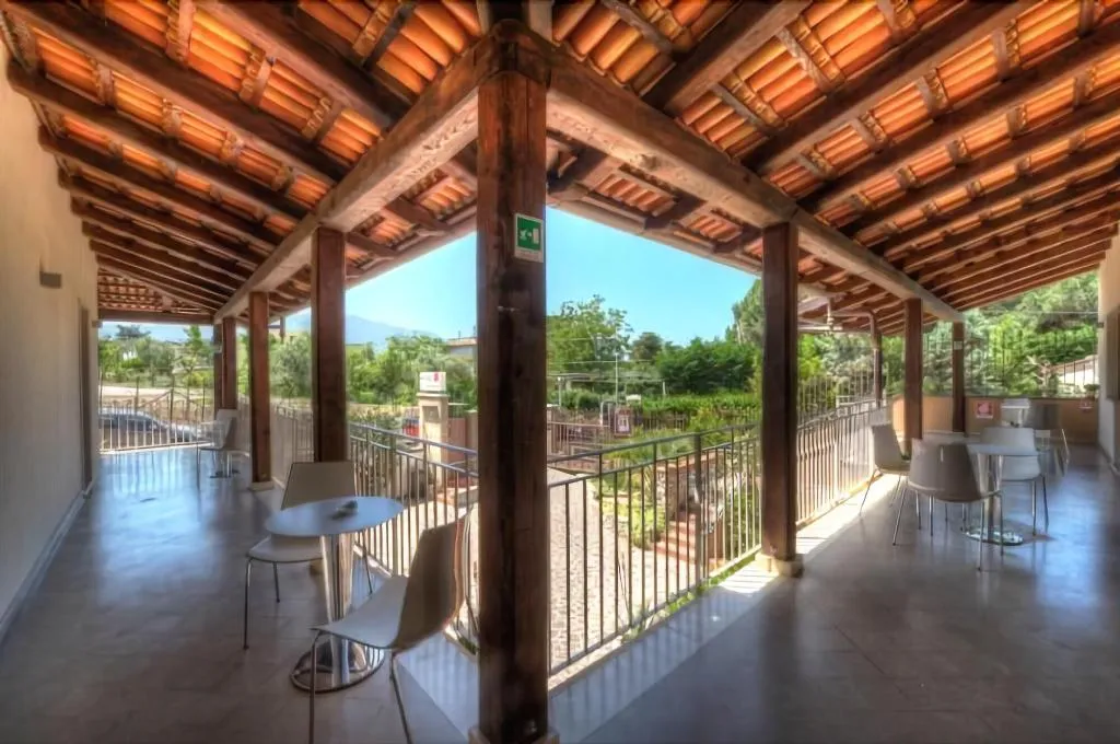 Terrace, Villa Diomede Hotel, Naples
