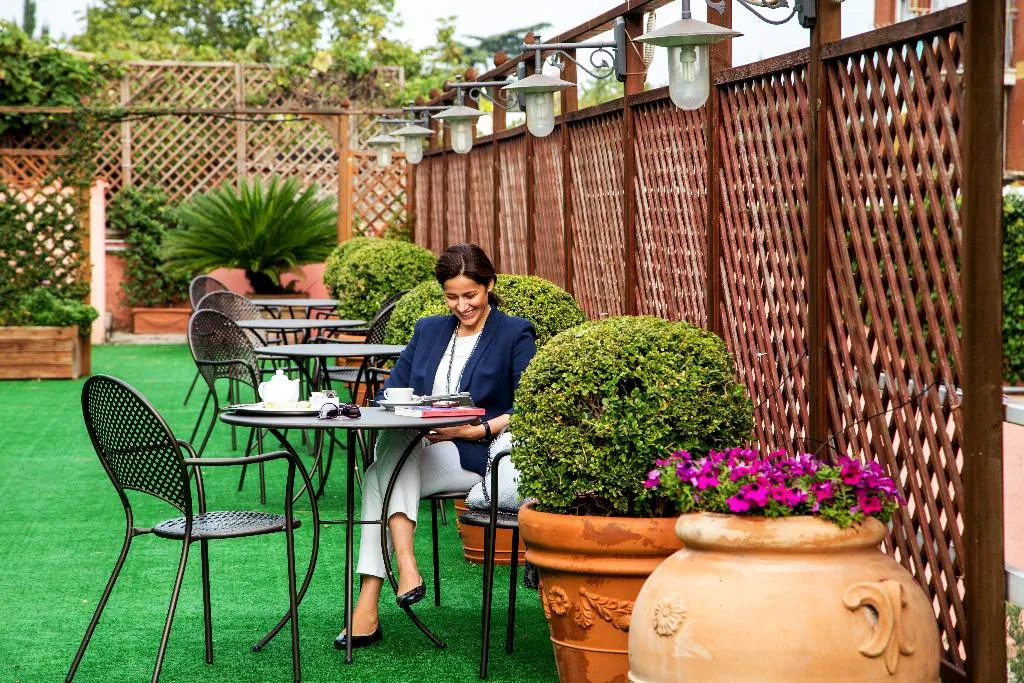 Terrace, Hotel Marini Park, Rome
