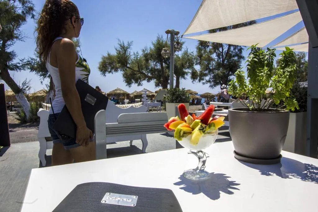 Restaurant, Sea View Beach Hotel, Santorini