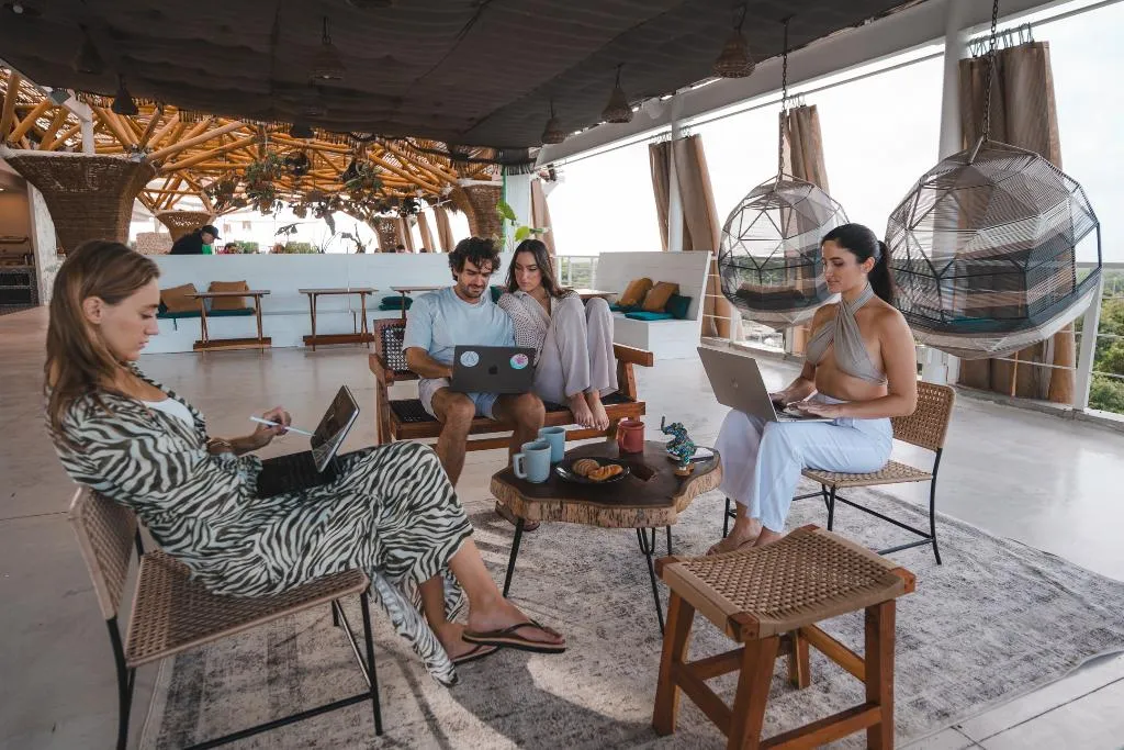 Terrace, Siente Tulum Hotel & Cenote Club, Cancun Area