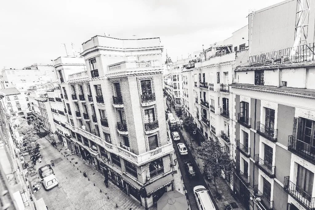 Terrace, Hostal Sol Los Angeles, Madrid