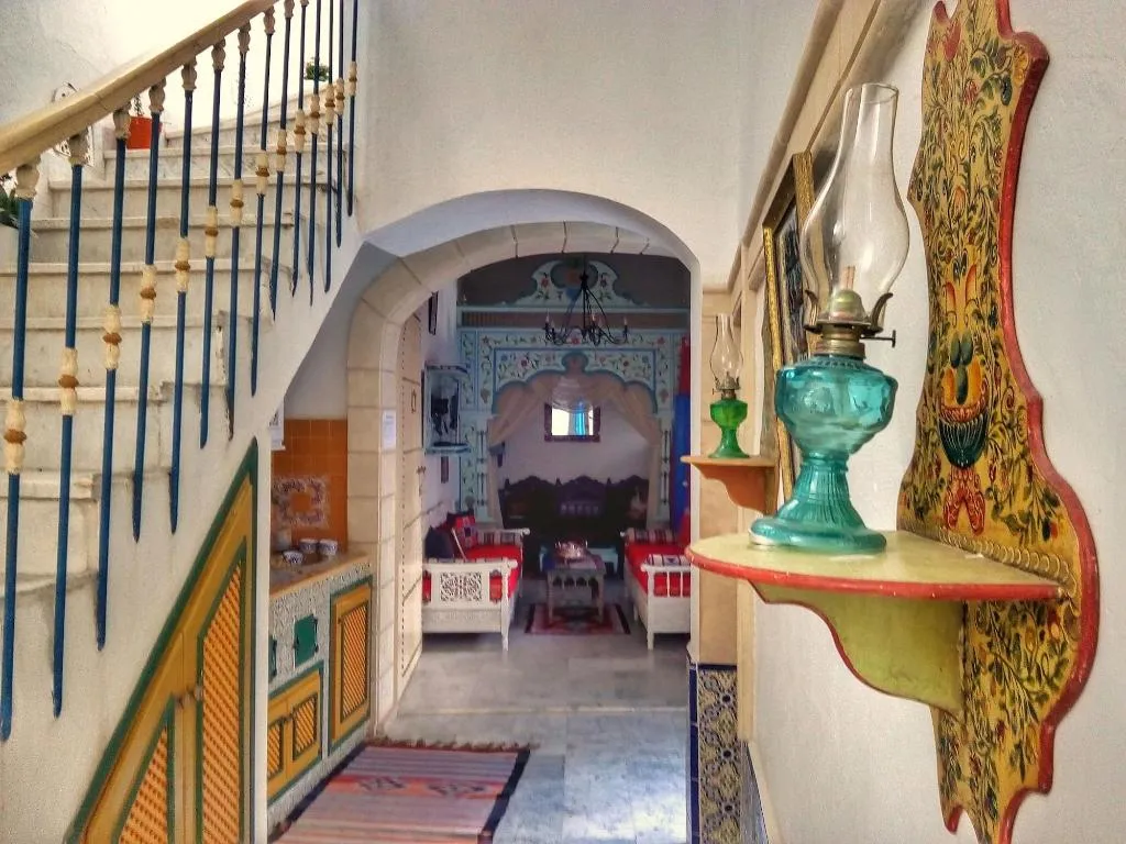 Lobby, Dar Baaziz, Tunisia