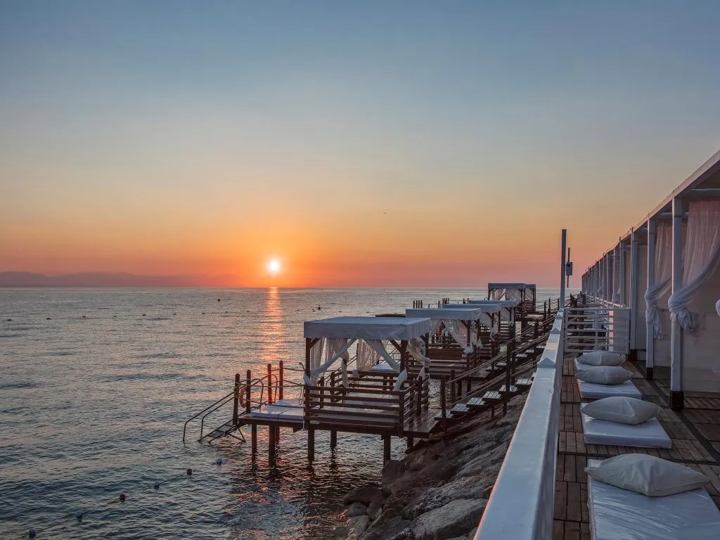 Beach, Rixos Sungate Land of Legend Theme Park FreeAcces, Antalya