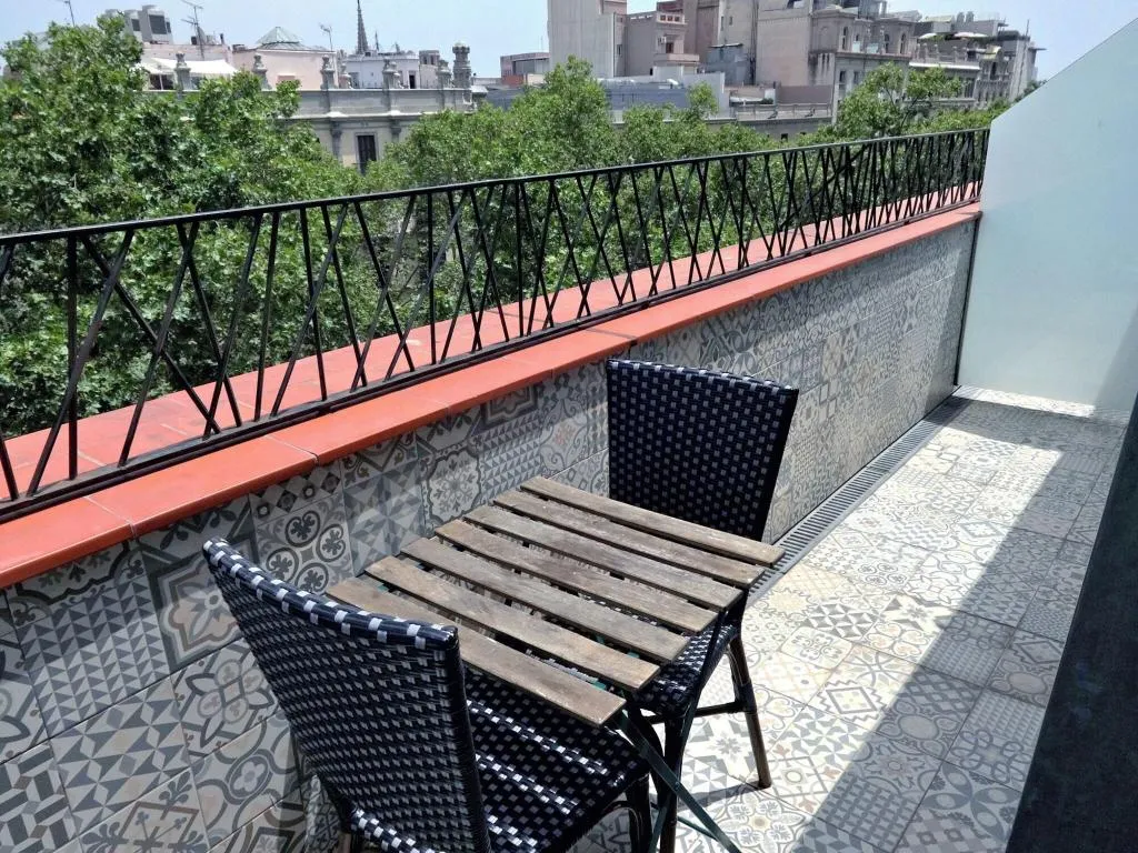 Terrace, Hotel Lloret Ramblas, Barcelona
