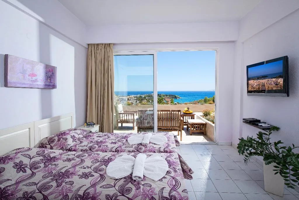 Double or Twin PREMIUM SEA VIEW Room, Sunday Life Hotel & Restaurant, Crete
