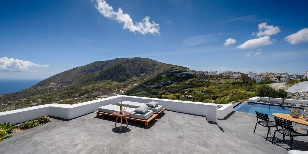 VILLA WITH PRIVATE POOL Room, Senses Luxury Villa, Santorini