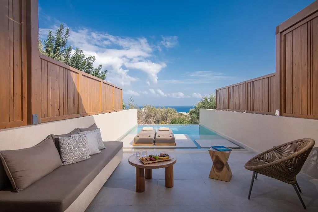 SUITE DELUXE WITH PRIVATE POOL Room, Casa Blu Boutique Hotel "by Checkin" Adults Only, Crete