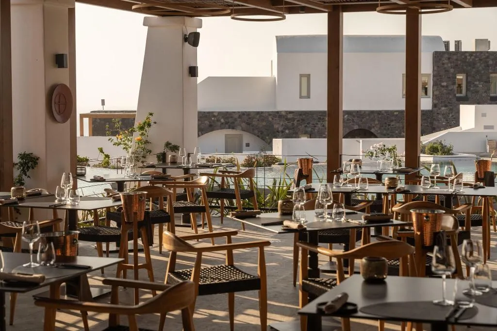 Restaurant, Santo Pure Oia Suites and Villas, Santorini