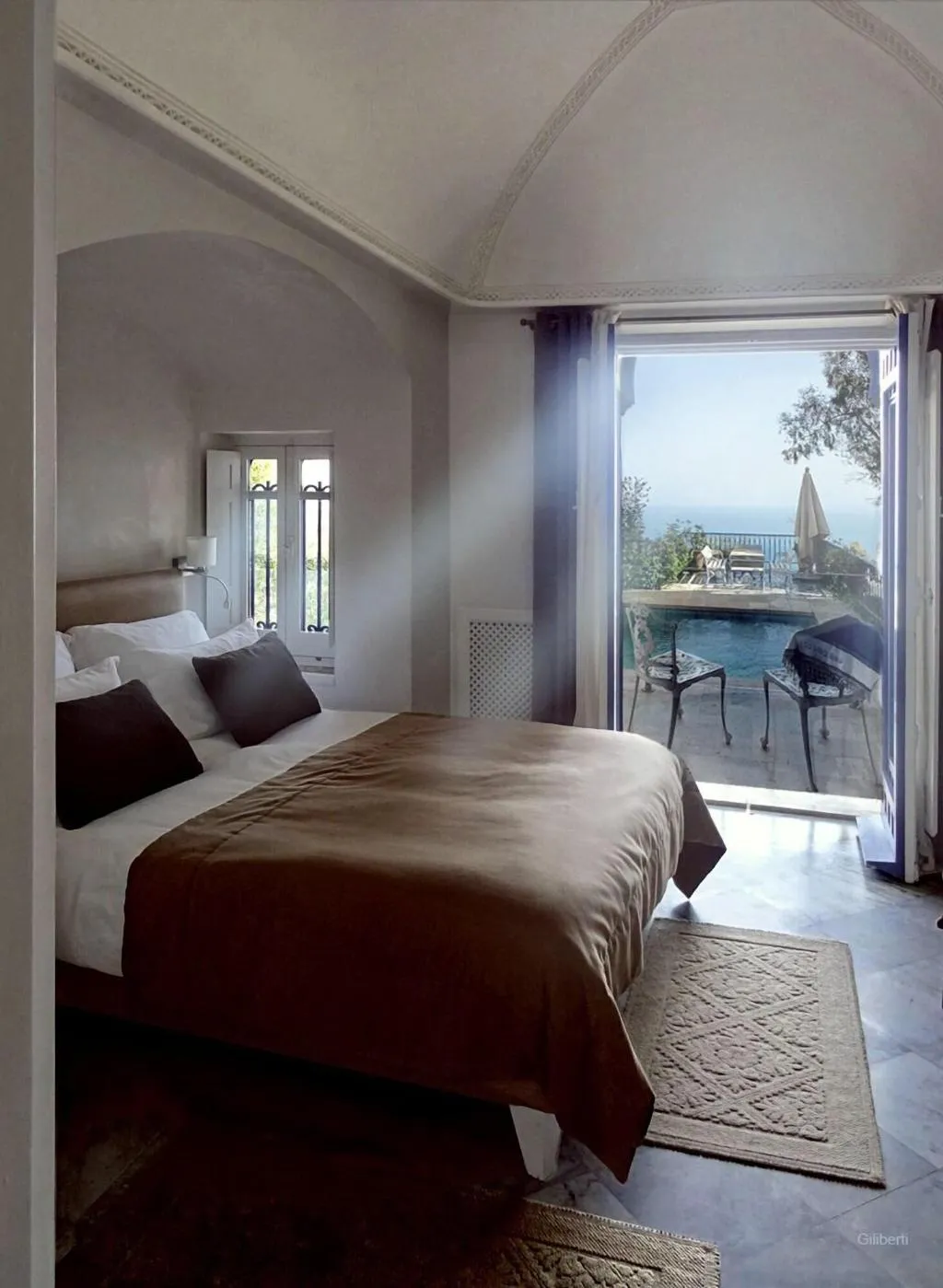 Room, La Villa Bleue, Tunisia