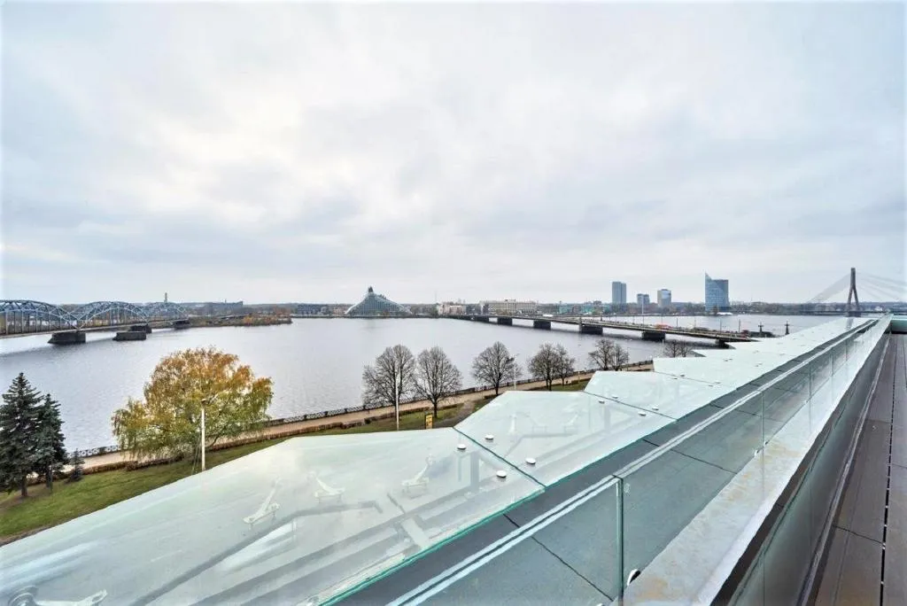 Terrace, Wellton Riverside Spa Hotel, Riga