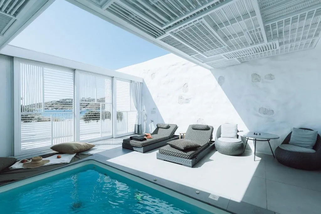 Terrace, Mykonos Blanc Hotel, Mykonos