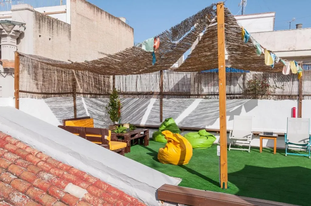 Terrace, The Nomad Hostel, Seville