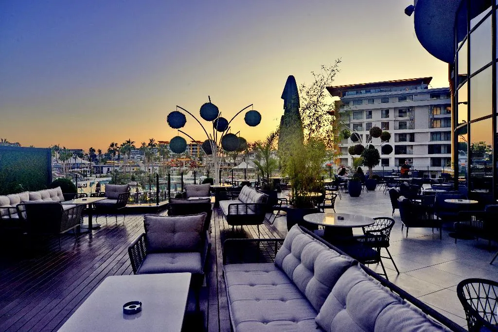 Terrace, Azura World Hotel, Antalya