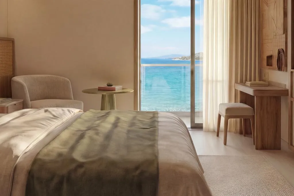Double or Twin SEA VIEW WITH BALCONY Room, Hotel Sirena Hvar, Split
