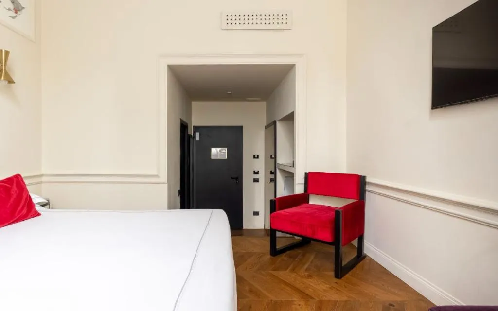 DOUBLE WITH BALCONY Room, Roma Luxus Hotel, Rome