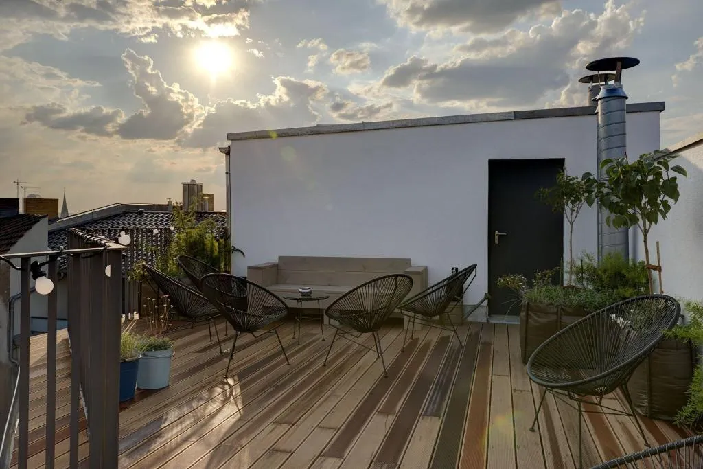 Terrace, Berlin Gorki Apartments, Berlin