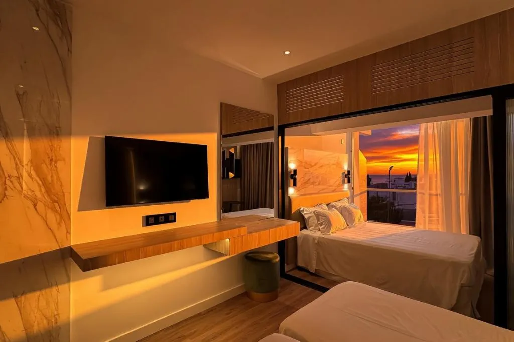 FAMILY ROOM SUPERIOR SIDE SEA VIEW Room, Cavo Maris Beach Hotel, Cyprus