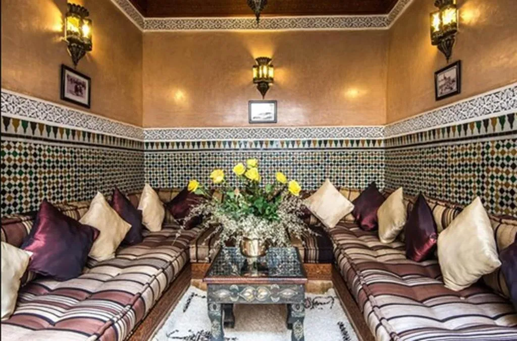 Lobby, Riad Elnoujoum, Marrakech