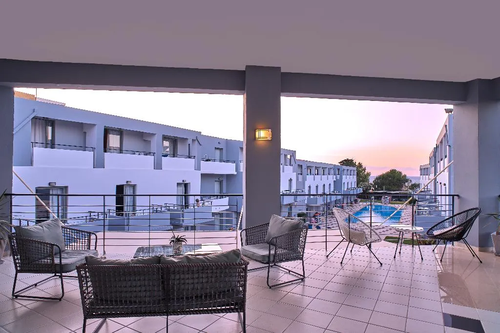Terrace, Sunrise Village, Crete