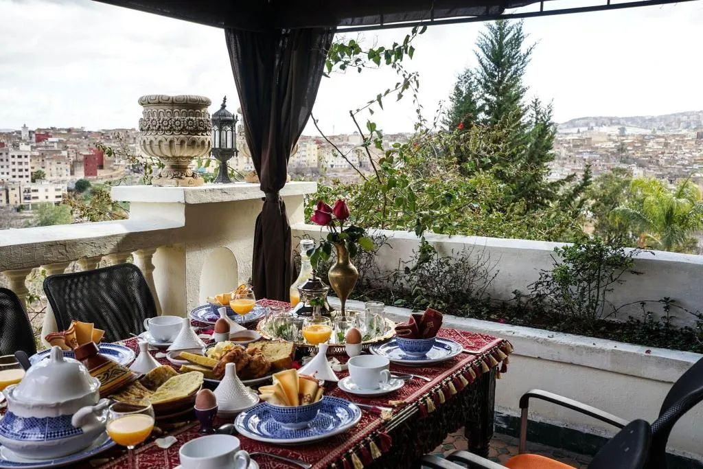 Restaurant, Riad Arabesque, Fez