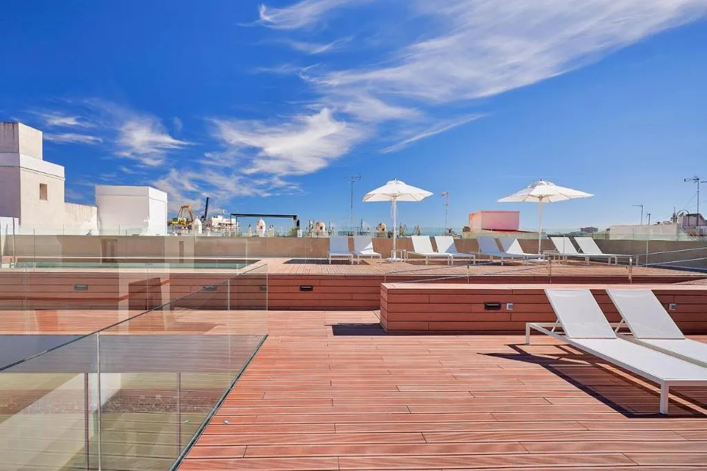 Terrace, Tandem Torres De Cádiz Suites, Costa De La Luz