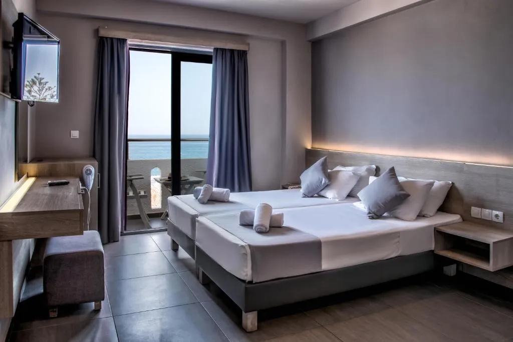 Double or Twin SEA VIEW Room, Porto Greco Village Beach hotel, Crete