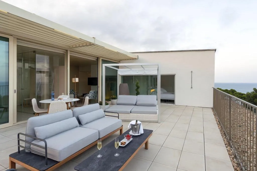 Terrace, Parador de Aiguablava, Costa Brava