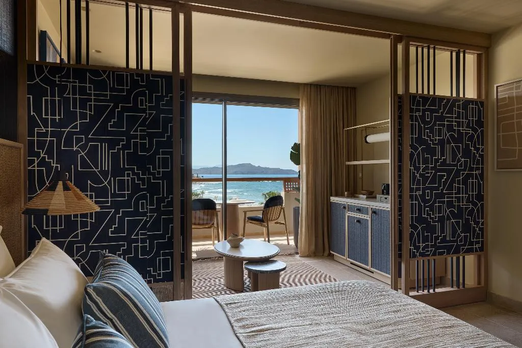 JUNIOR SUITE SEA VIEW Room, Atlantica Kalliston Resort & Spa, Crete