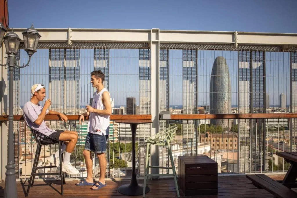 Terrace, Barcelona Urbany Hostel, Barcelona
