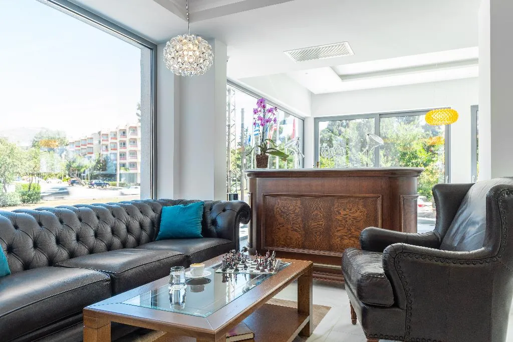 Lobby, Glyfada Riviera Hotel, Athens