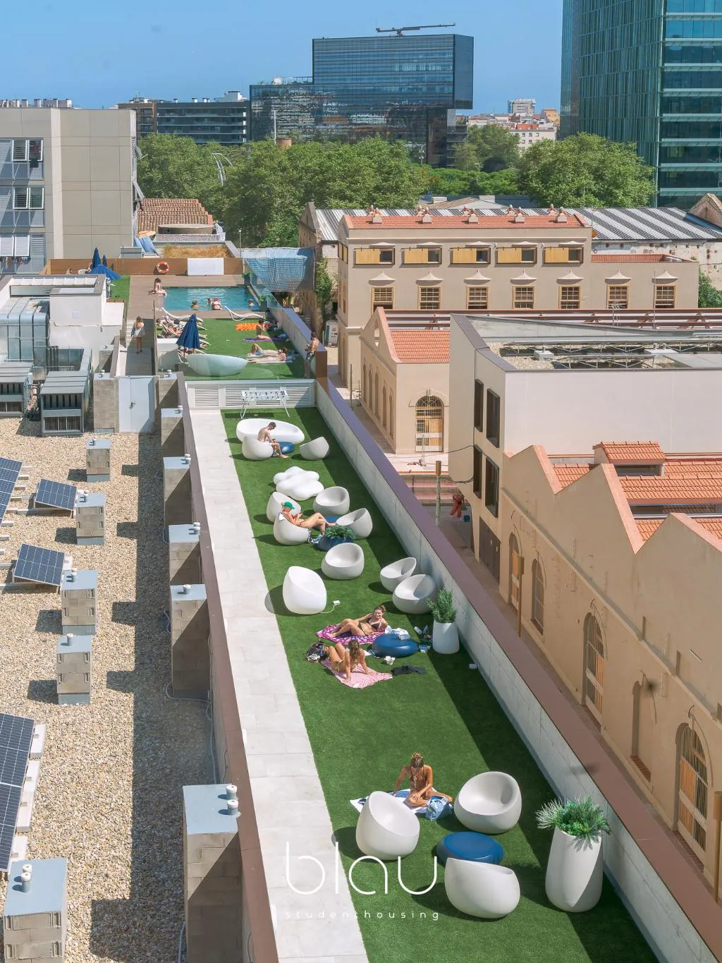 Sports and Entertainment, Blau Student Housing, Barcelona