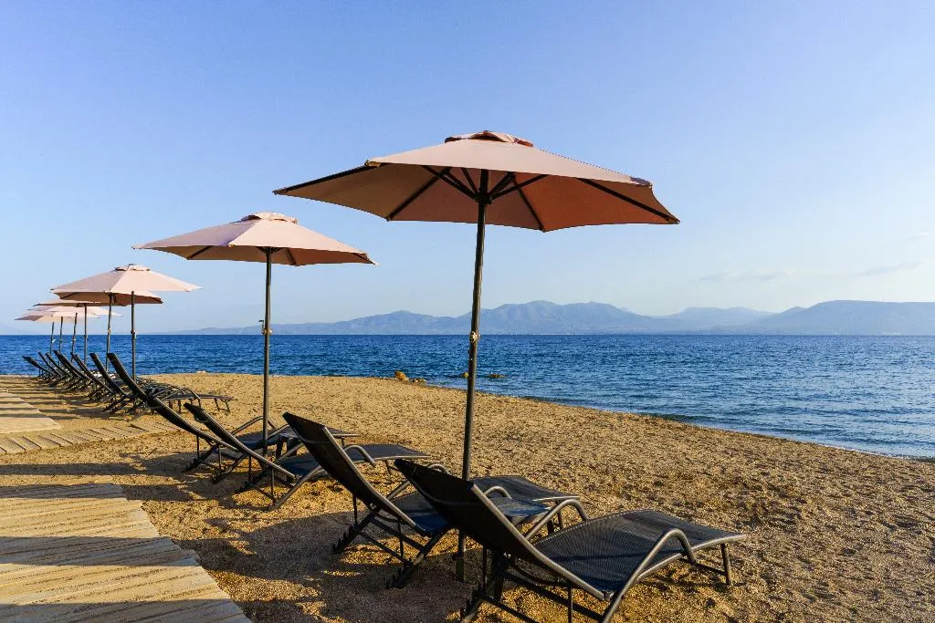 Beach, Calamos Beach Family Club Hotel, Athens